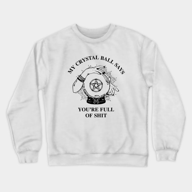 Crystal Ball Crewneck Sweatshirt by sunima